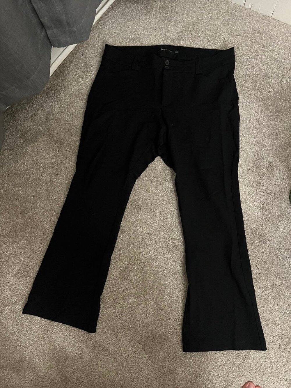Studio by Torrid Black Stretch Bootcut Trousers Size 20T Tall Dress Pants